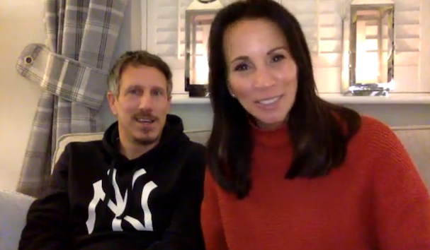 Andrea McLean and husband Nick Feeney (Credit: Facebook/This Girl Is On Fire)