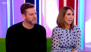 Matt with Alex Jones on The One Show