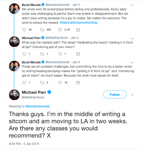 mike parr (Credit: MikeParrActor Twitter)