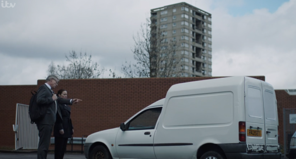 Manhunt white van Credit: ITV