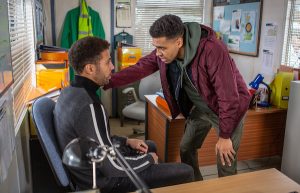 Ellis is worried when Billy has a panic attack in Emmerdale 