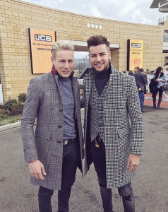 Chirs and Ben at the races