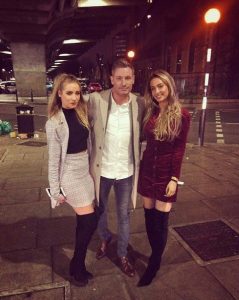 Dean Gaffney and his twin daughters (Credit: Instagram @deangaffney1)