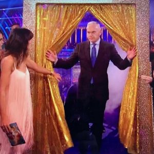 Huw Edwards on Strictly (Credit: Instagram @huwbbc)