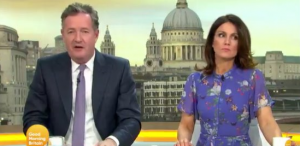 Piers and Susanna on Good Morning Britain