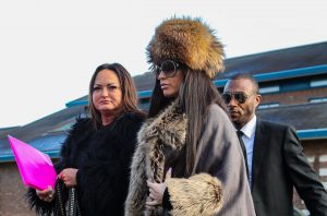 Katie Price enters court