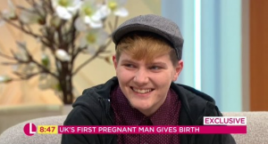 Hayden smiles as he chats to Lorraine