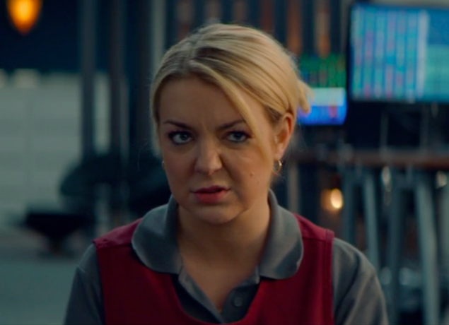 sheridan smith cleaning up (Credit: ITV)