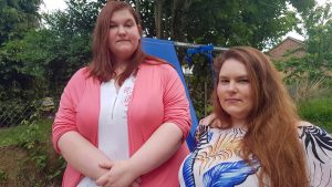 Claire's daughters Jasmine