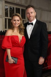 Ola and James on the red carpet