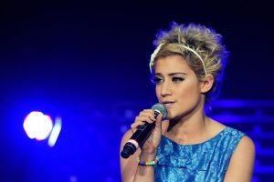 Katie on the X Factor tour