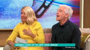 Holly Willoughby and Phillip Schofield on This Morning