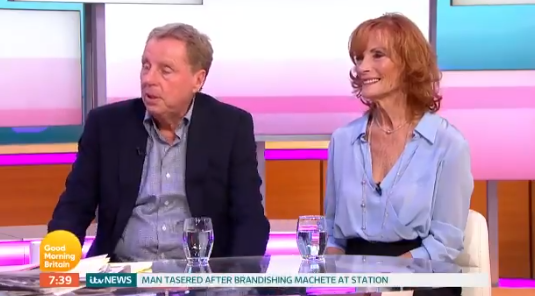 Harry Redknapp and wife Sandra on GMB