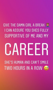 Wes spoke out on social media for Megan