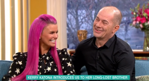 Kerry Katona and long-lost brother on This Morning