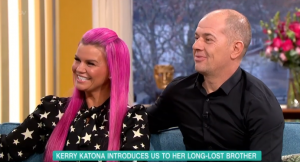 Kerry Katona and long-lost brother on This Morning