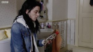 EastEnders drunk Hayley cherry in the bath