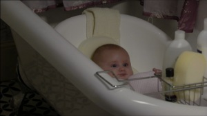 Baby Cherry nearly drown EastEnders
