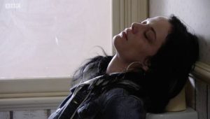 EastEnders Hayley passed out drunk