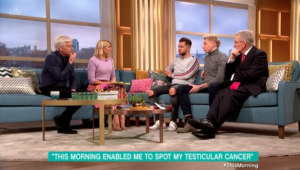 Chris Hughes and brother Ben on This Morning