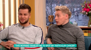 Chris Hughes and brother Ben on This Morning