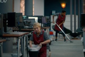 Sheridan Smith Cleaning Up (Credit: ITV Player)