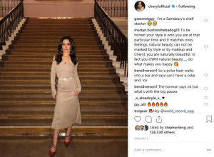 Fans leave dating offers for Cheryl on her Instagram