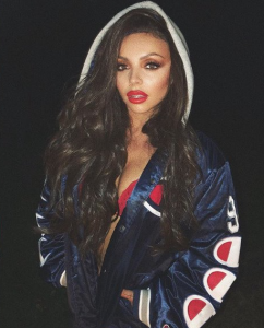 Jesy Nelson poses for an Instagram pic