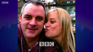 Simon Dobbin and his wife