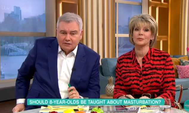 Eamonn and Ruth masturbation debate Credit: ITV