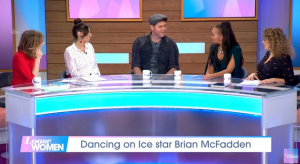Brian on the Loose Women panel
