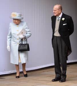 Queen Elizabeth II,Prince Philip,Philip Duke of Edinburgh at Princess Eugenie's wedding