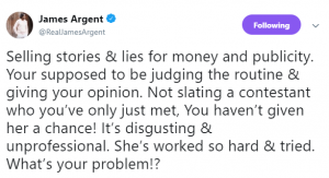 James Argent defends Gemma Collins