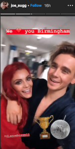 Joe Sugg, Dianne Buswell (Credit: Instagram @joe_sugg)
