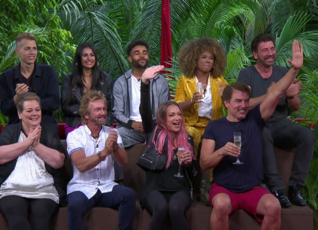 I'm A Celeb stars during final
