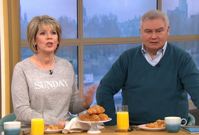 Ruth Langsford and Eamonn Holmes on This Morning on Sunday