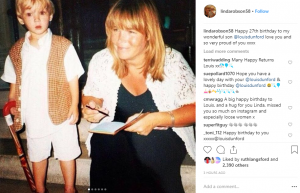 Linda Robson shares tribute to son