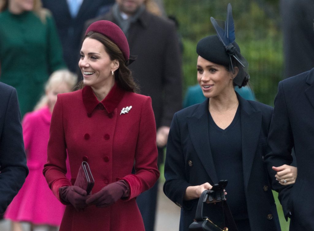 The Royal Family Attend Church On Christmas Day
