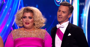 Gemma collins and Matt Evers on Dancing On Ice