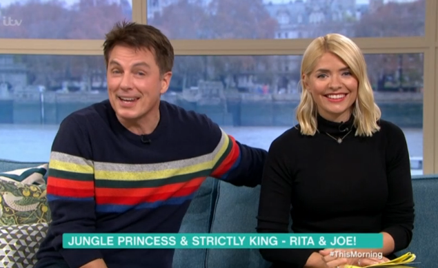 John Barrowman Holly Willoughby This Morning Credit: BBC