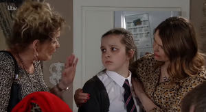 Amy found out she was pregnant at 14 Coronation Street)