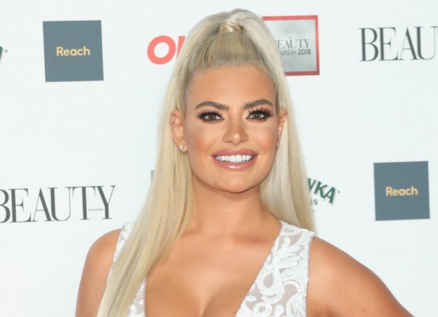 Megan Barton Hanson at The Beauty Awards with OK! 2018