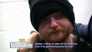 Jeremy Kyle guest refuses to take off balaclava