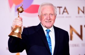 David Dimbleby was handed the special recognition award at the ceremony (Ian West/PA)
