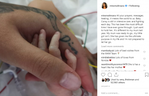 Malin Andersson's reveals newborn daughter has died