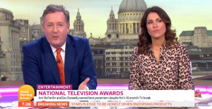 Piers Morgan and Susanna Reid on GMB