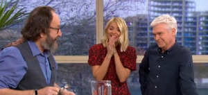 This Morning pizza cooking Credit: ITV