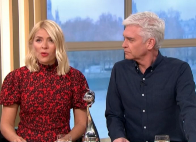 Holly Willoughby and Phillip Schofield on THis Morning