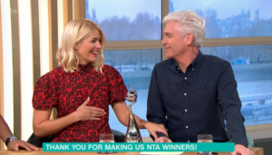 Holly Willoughby and Phillip Schofield on This Morning