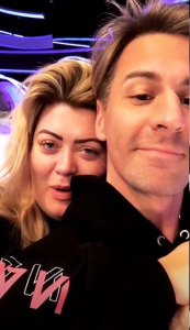 Gemma and Matt on the ice